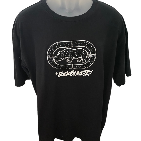 ECKO UNTLD Rhino Puffy Black & White Spotted Logo Men 2XL XXL - Picture 1 of 5